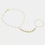 Baciamano in Argento 925 con cristalli