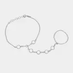 Baciamano in Argento 925 con cristalli
