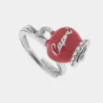 Anello in Metallo con campanella portafortuna