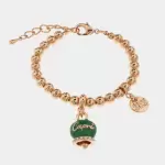 Bracciale in Metallo con campanella portafortuna