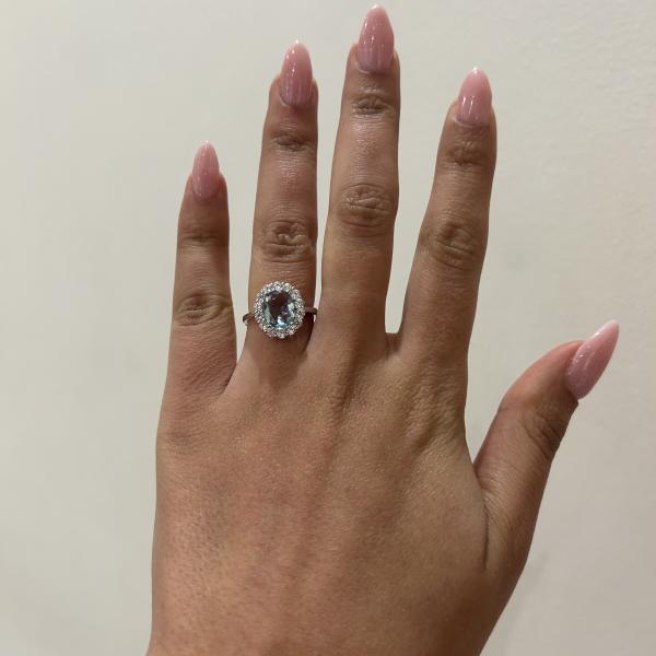 Anello regolabile Anelliamo in argento 925‰ dorato e zirconi